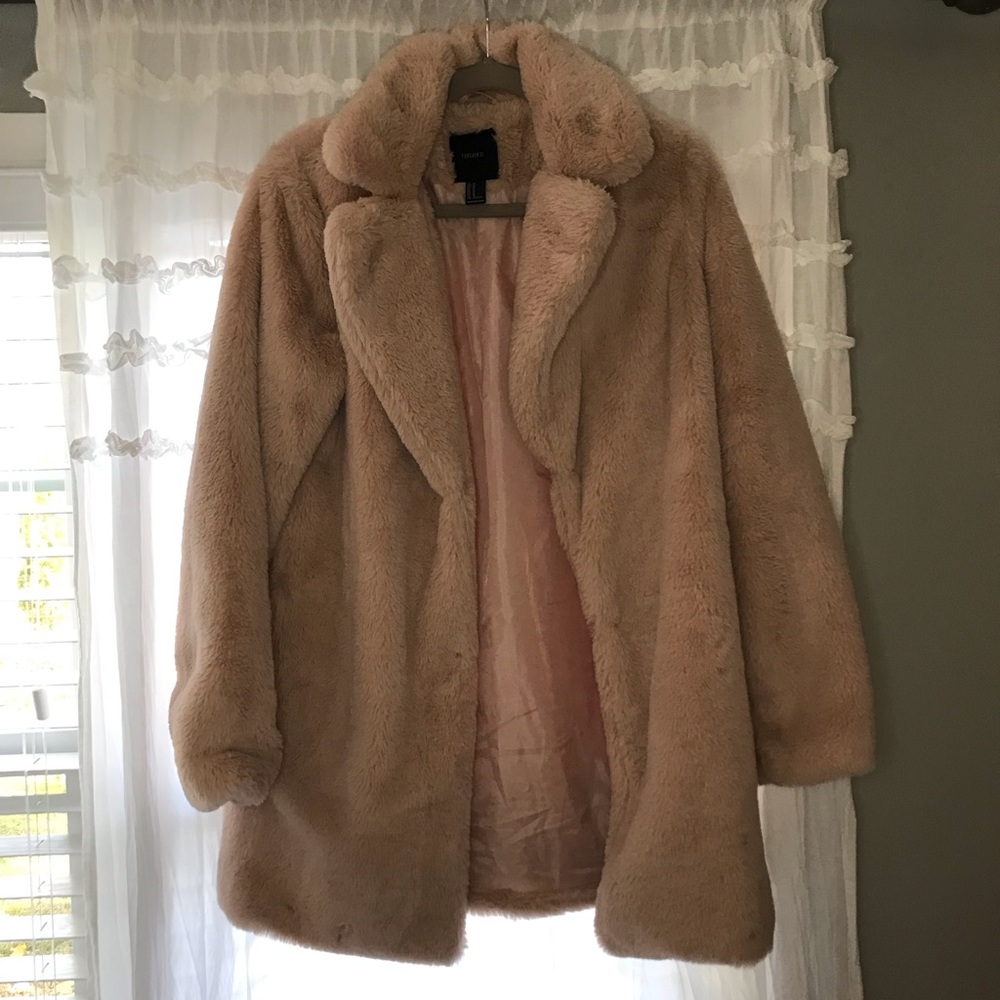 Faux fur coat